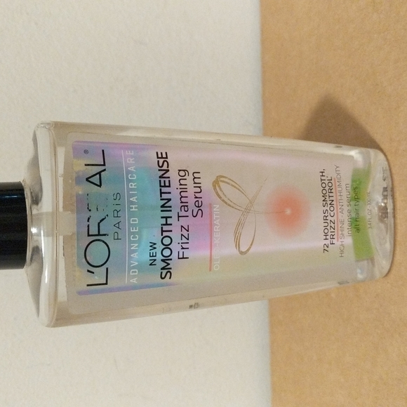 1 Loreal Advanced HairCare Smooth Intense Frizz Taming Serum Oleo-Keratin 3.4 oz - Picture 3 of 3